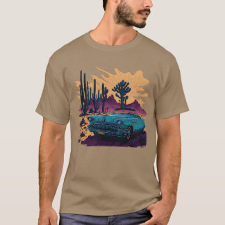 Camiseta Vintage car and desert gift