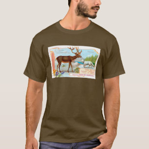 Camiseta Vintage Cariou (Reindeer) e Raposa Árctica