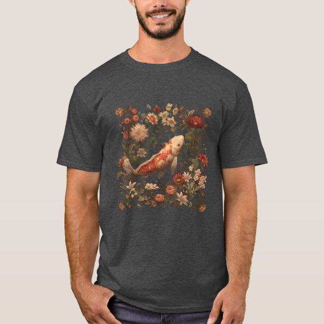 Camiseta Vintage Carp Koi (Frente)