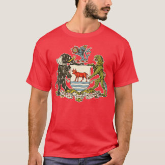 Camiseta Vintage - Casaco de Armas em Oxford