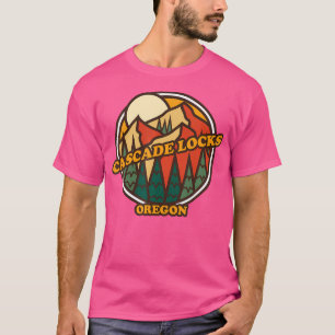 Camiseta Vintage Cascade Localiza A Alma De Caminho De Mont