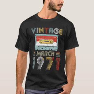 Camiseta Vintage cassete de banda magnética do aniversário