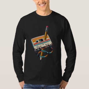 Camiseta Vintage Cassette Fape e Pencil Nostalgia Partido 7