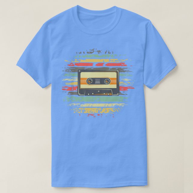 Camiseta Vintage Cassette Music Amvers (Frente do Design)