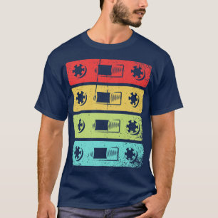 Camiseta Vintage Cassette Retro Music Rap Hip Hop Feito Em 