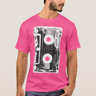 Camiseta Vintage Cassette Tape Hip Hop Music 80S 90S Retro