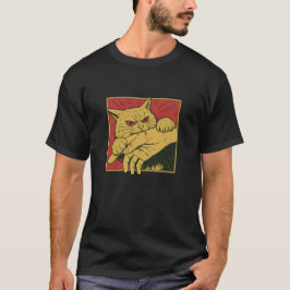 Camiseta Vintage Cat Bite T-Shirt