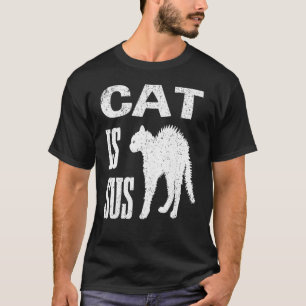Camiseta Vintage Cat Is Sus 1