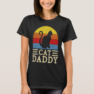 Camiseta Vintage Cat Pai Oitenta Estilo Afastado Gato Re