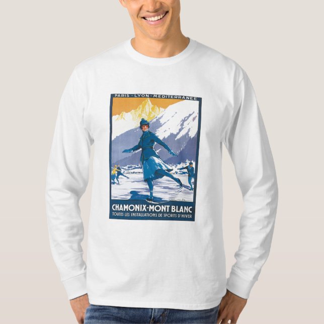 Camiseta Vintage Chamonix Mont Blanc (Frente)