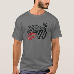 Camiseta Vintage Chapter 44 Classy Lábios Happy Birthday 44