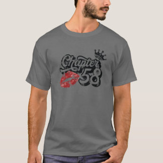 Camiseta Vintage Chapter 58 Classy Lips Happy Birthday 58 Y