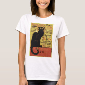 Camiseta Vintage Chat Noir, Vente Hôtel Drouot Steinlen