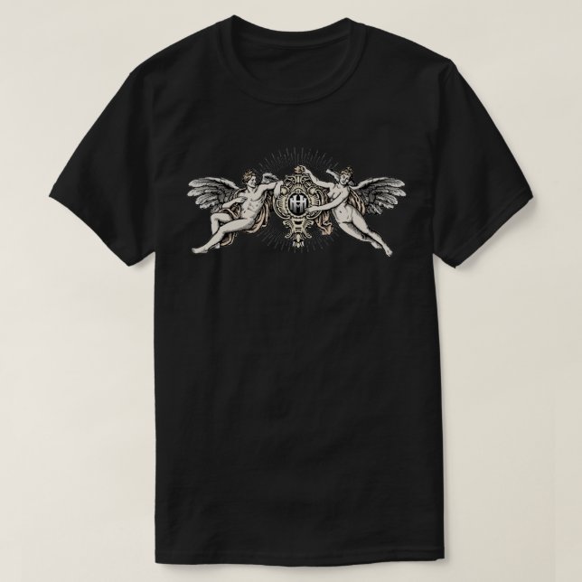Camiseta Vintage Cherub Art (Frente do Design)
