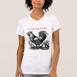 Camiseta Vintage Chicken Farm T-Shirt
