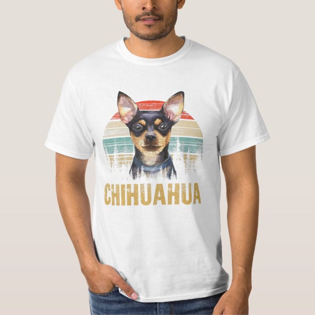 Camiseta Vintage Chihuahua Dog Lover (Frente)