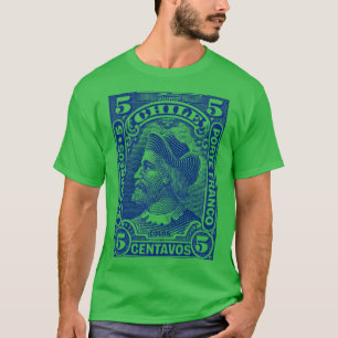 Camiseta Vintage Chile Cartaz de Cartaz Chileno Design