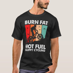 Camiseta Vintage Ciclismo De Queimadura Sem Combustível Cic