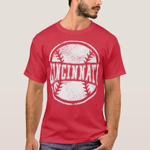 Camiseta Vintage Cincinnati Baseball Team Presente