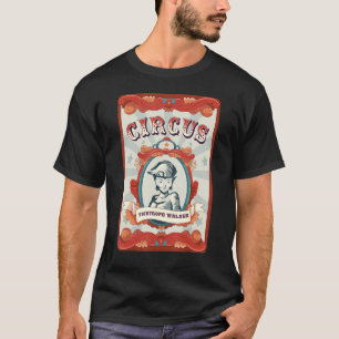 Camiseta Vintage Circus Crachá Funambulismo Tightrope W