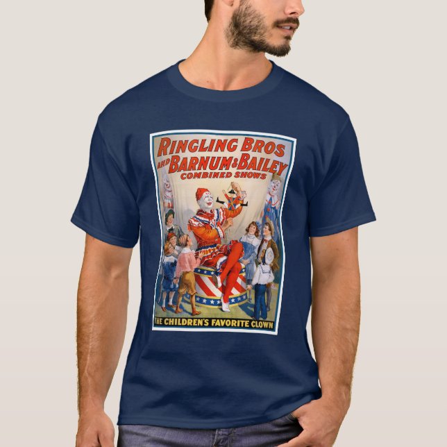 Camiseta Vintage Circus Poster (Frente)