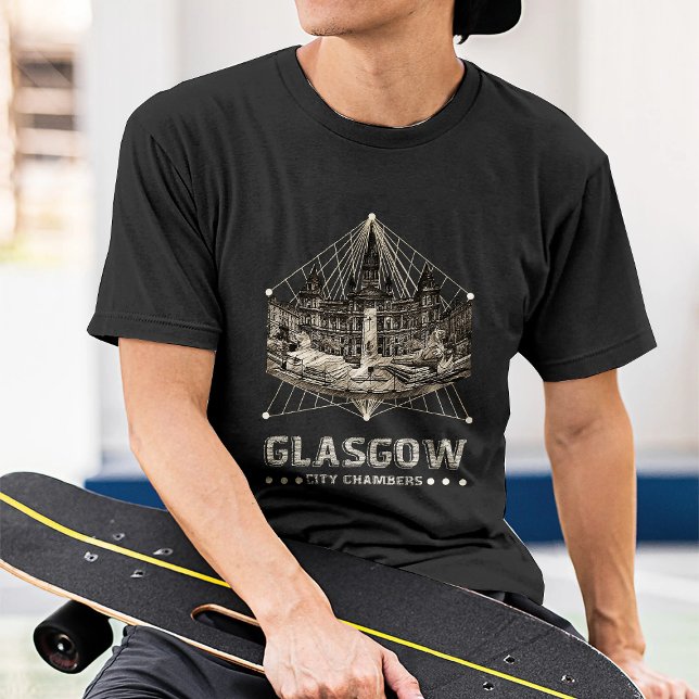 Camiseta Vintage City Chambers Mens Basic (Criador carregado)