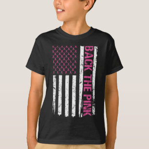 Camiseta Vintage Ck O Cancer De Mama Da Bandeira Americana 