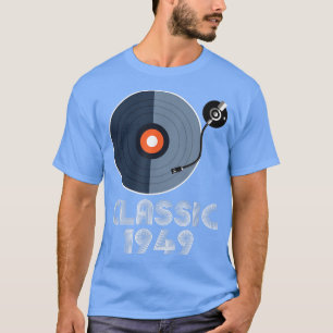 Camiseta Vintage Classic 1949 Vinyl Record Music Lov