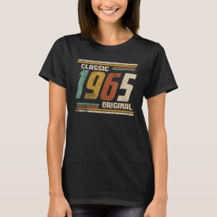 Camiseta Vintage Classic 1965 Original 58º Aniversário Deco