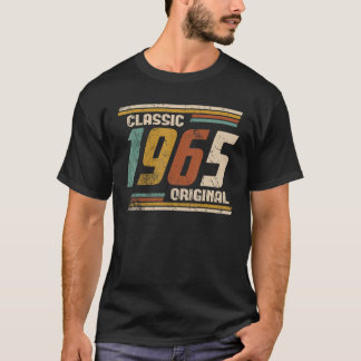 Camiseta Vintage Classic 1965 Original 58º Aniversário Deco
