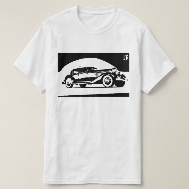 Camiseta vintage classic car (Frente do Design)