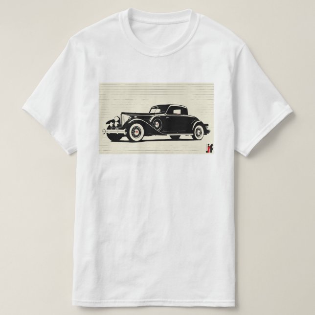 Camiseta vintage classic car (Frente do Design)
