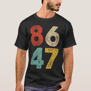 Camiseta Vintage Clic 86 47 Anti Trump 2025 Impeachment Pre