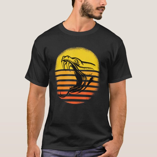 Camiseta Vintage Cobra Retro Sunset Cobra Tee (Frente)