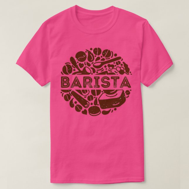 Camiseta Vintage Coffeemaker Barista (Frente do Design)