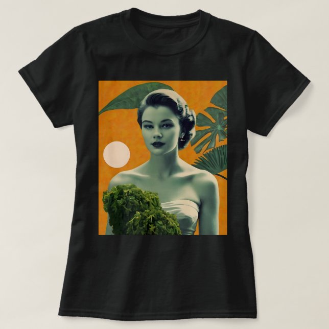 Camiseta Vintage Collage T-Shirt (Frente do Design)