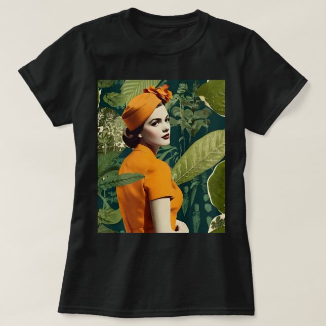 Camiseta Vintage Collage T-Shirt (Frente do Design)