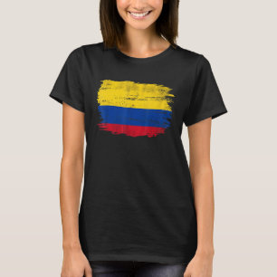 Camiseta Vintage Colombia Flag