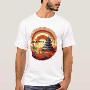 CAMISETA VINTAGE COLONIZE MARS