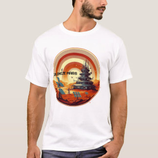 CAMISETA VINTAGE COLONIZE MARS
