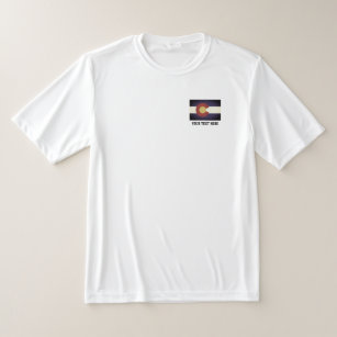 Camiseta Vintage Colorado flag dry tech running t shirt