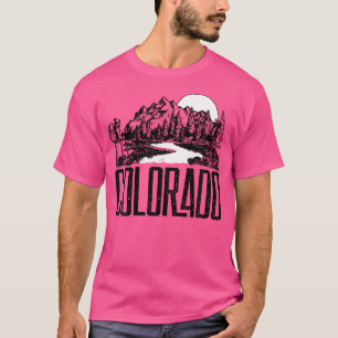 Camiseta Vintage Colorado Hiking Retro Mountain Backpacker
