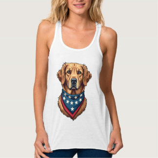 Camiseta Vintage com Bandana Patriótica de Golden 