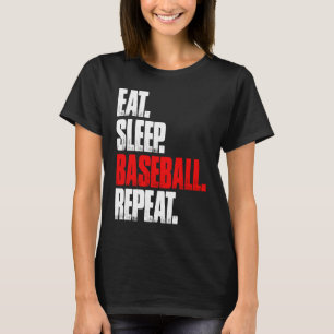 Camiseta Vintage Coma Sono Baseball Repetindo Bleisebol Cut