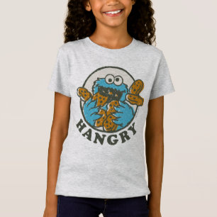 Camiseta Vintage Cookie Monster   Hangry