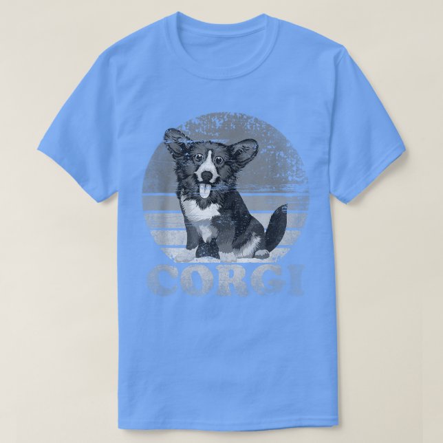 Camiseta Vintage Corgi  (Frente do Design)