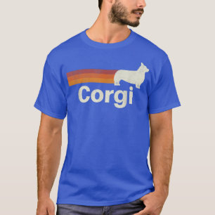Camiseta Vintage Corgi Retro Mãe Pai Cão