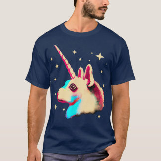 Camiseta Vintage Corgi Unicorn Proprietário de Cachorro Pem