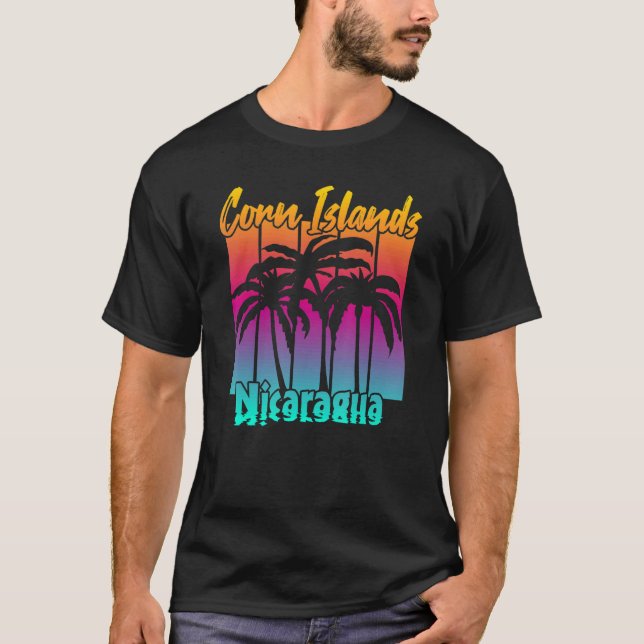Camiseta Vintage Corn Islands Nicarágua (Frente)