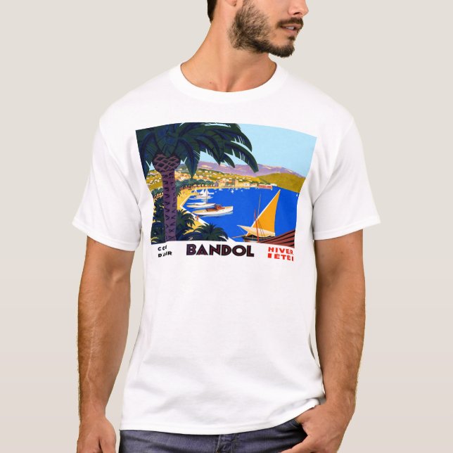 Camiseta Vintage Cote D'Azur Viagem (Frente)